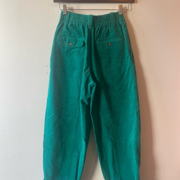marni turquoise corduroy trousers - Picture 2 of 6